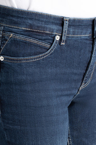 Jean &agrave; coupe droite - bleu