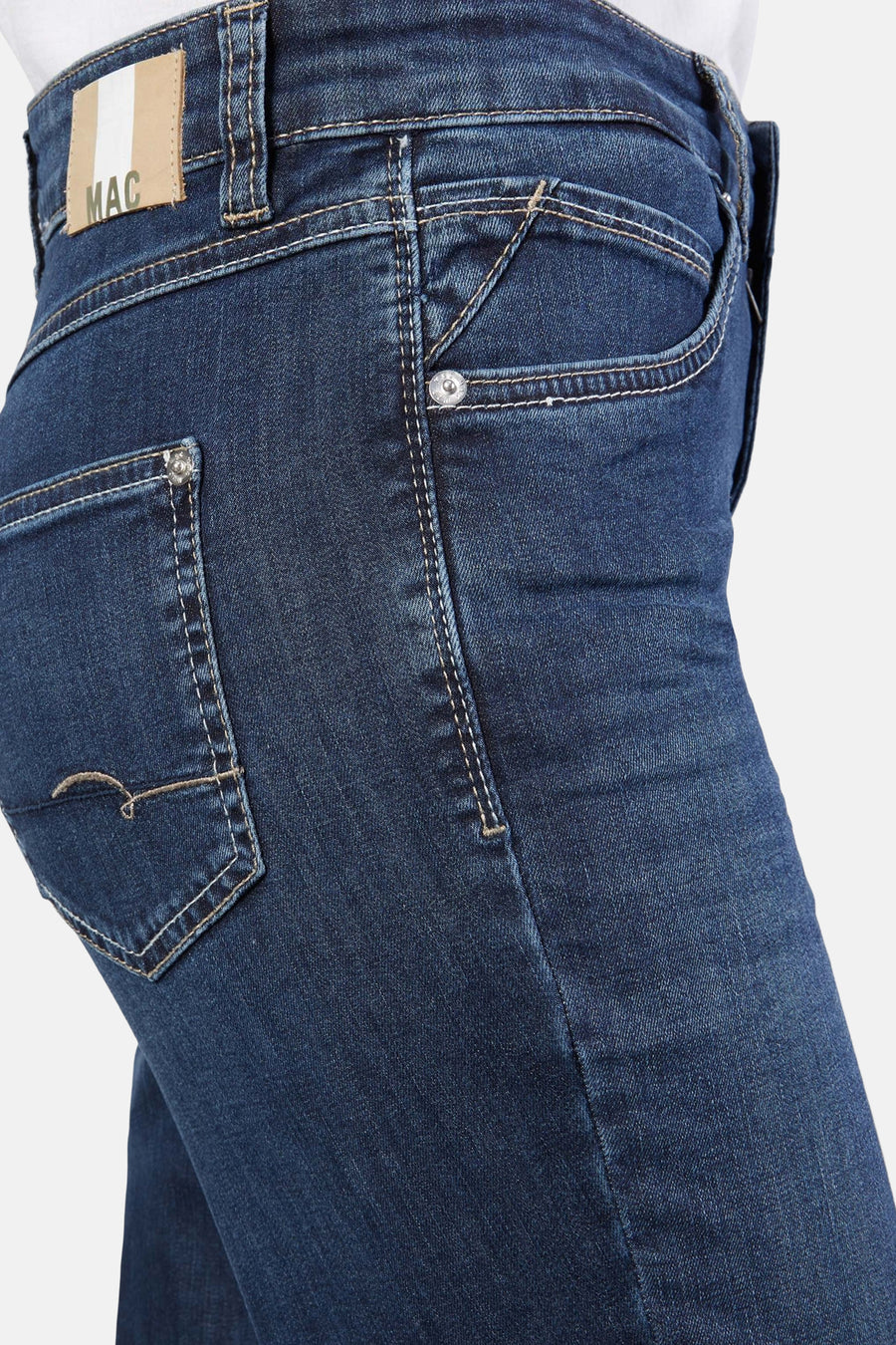 Jean &agrave; coupe droite - bleu