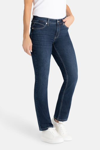 Jean &agrave; coupe droite - bleu