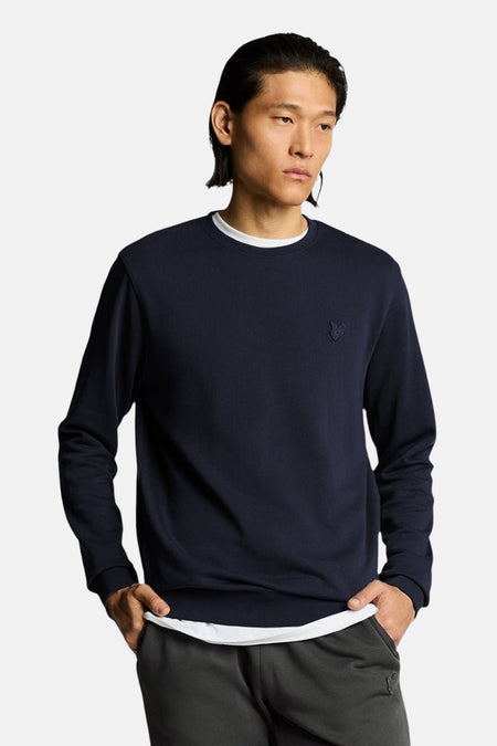 Sweater O-hals - blauw