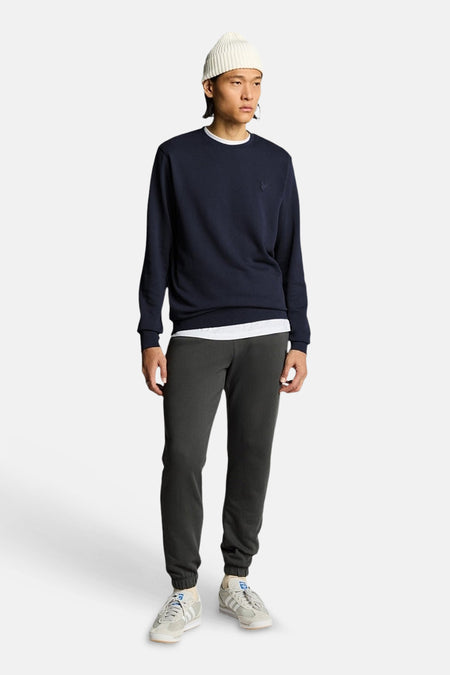 Sweater O-hals - blauw