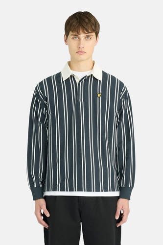 Polo met lange mouwen - multicolor