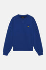 Sweater O-hals - blauw