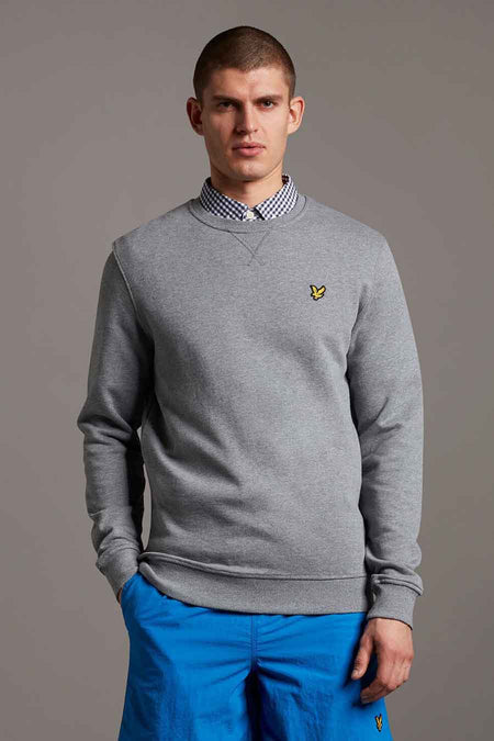 Sweat col O gris - LYLE & SCOTT