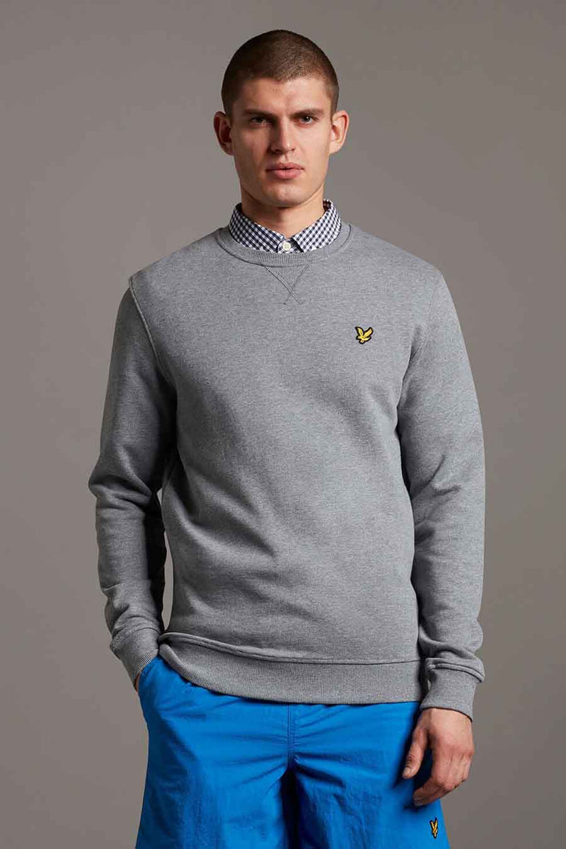 Sweater met ronde hals grijs - LYLE & SCOTT