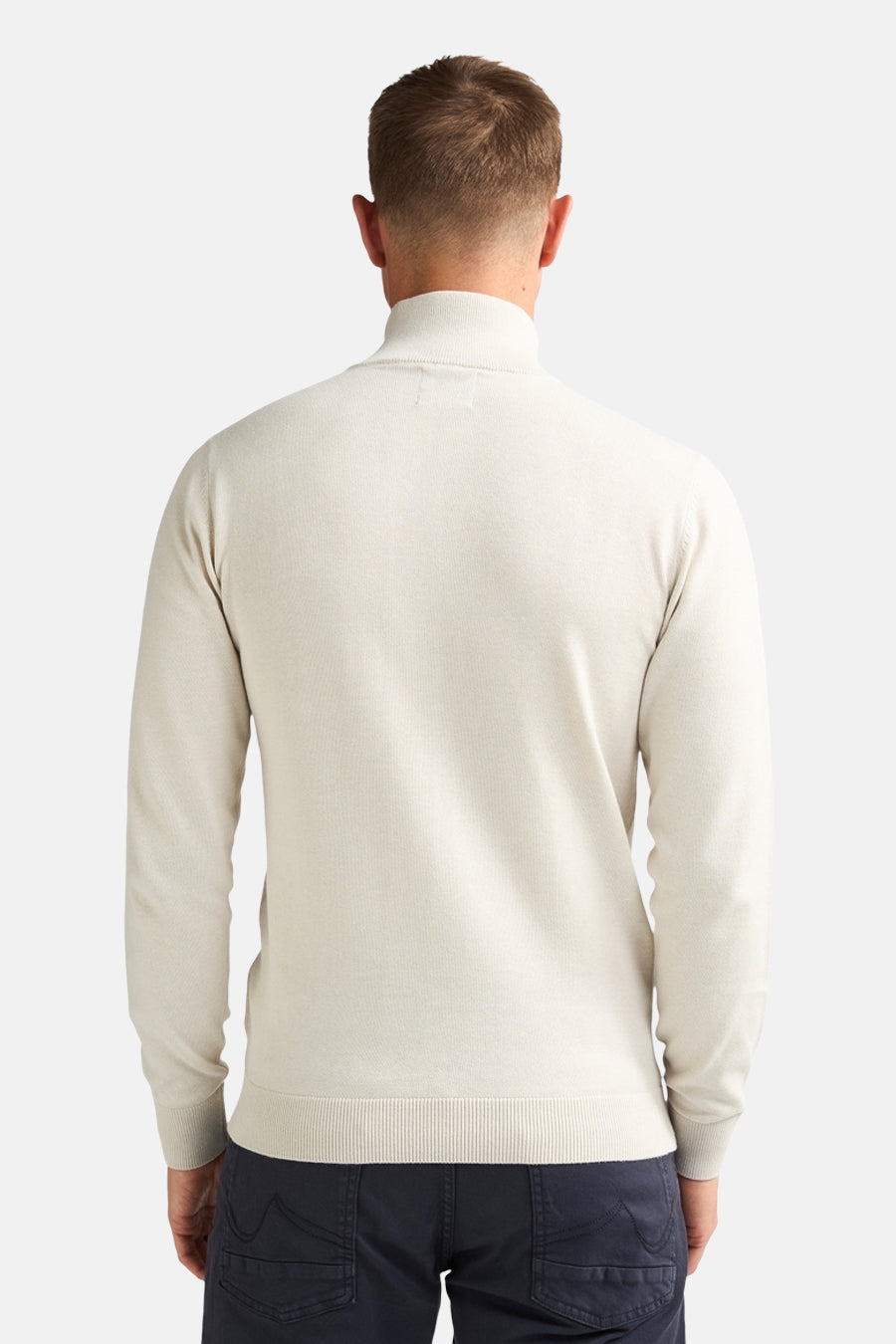 Pull O-hals - Antique White Melee