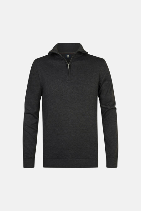 Pull col O gris - Petrol Industries®