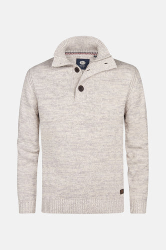 Pull met ronde hals - ecru - Petrol Industries®