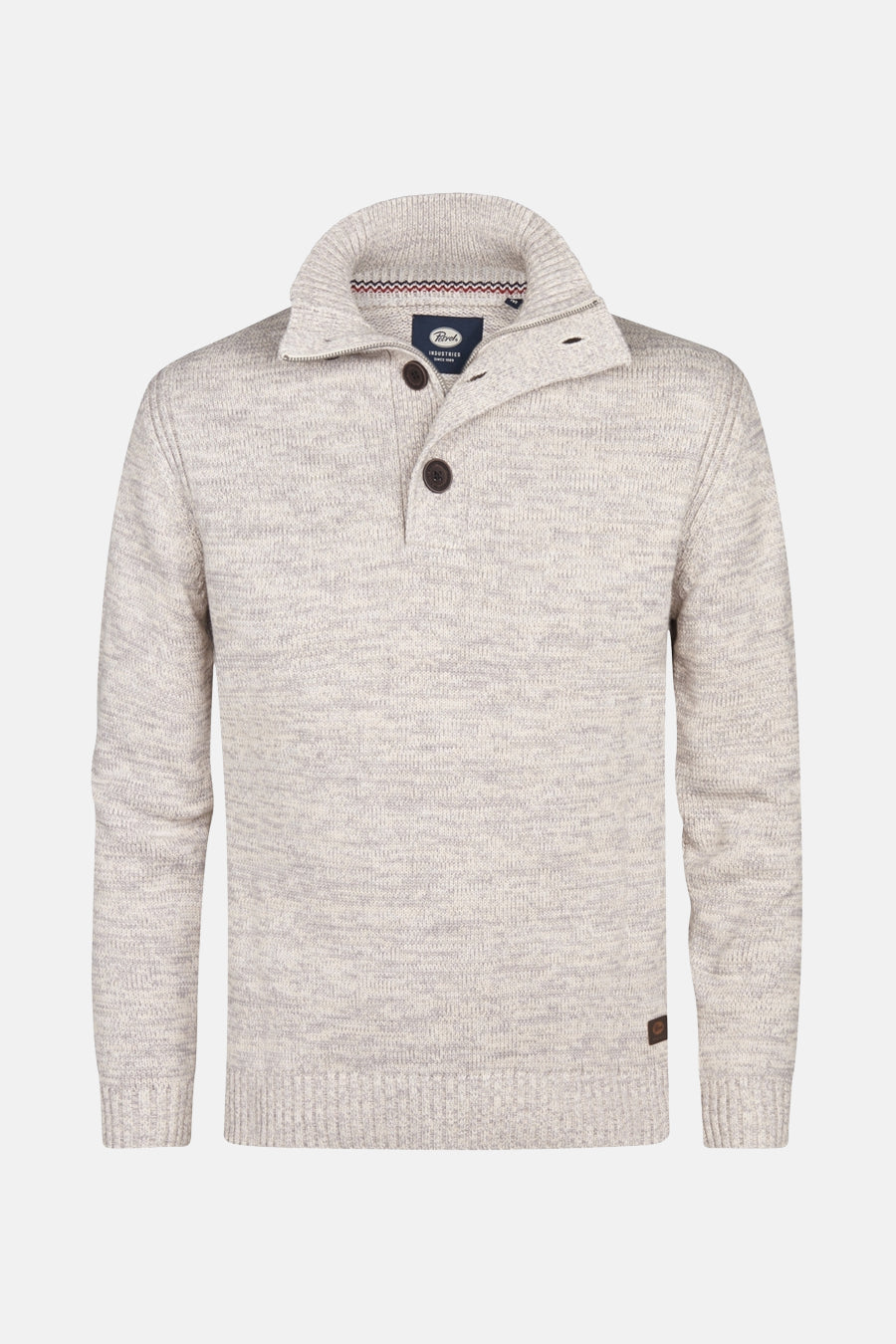 Pull met ronde hals - ecru - Petrol Industries®