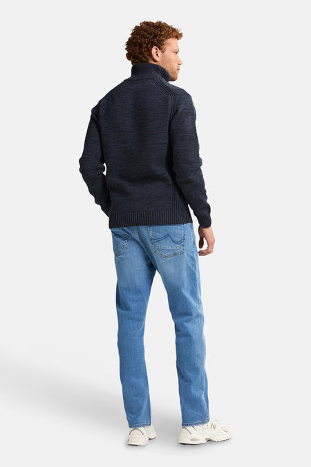 Pull col O Bleu - Petrol Industries®