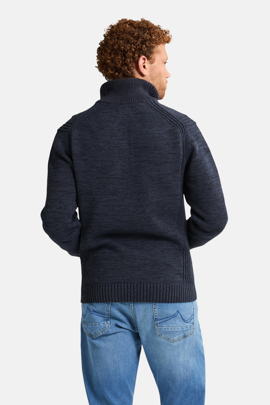 Pull met ronde hals - blauw - Petrol Industries®