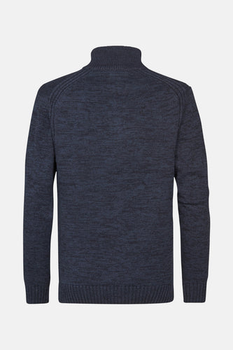 Pull met ronde hals - blauw - Petrol Industries®