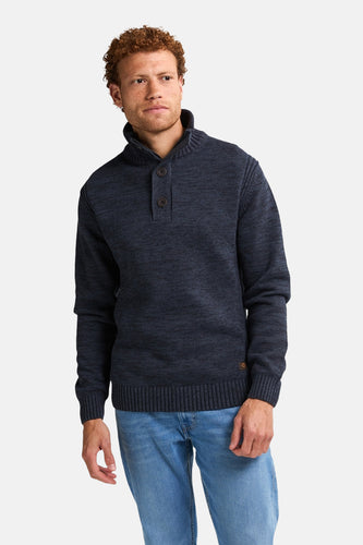 Pull met ronde hals - blauw - Petrol Industries®