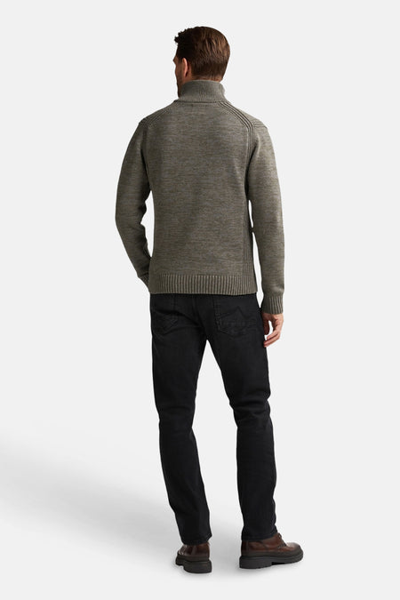 Pull met ronde hals - groen