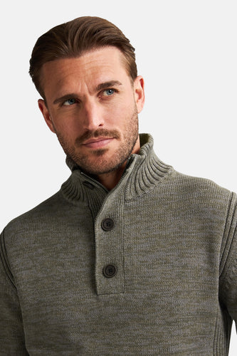 Pull à col rond - vert - Petrol Industries®