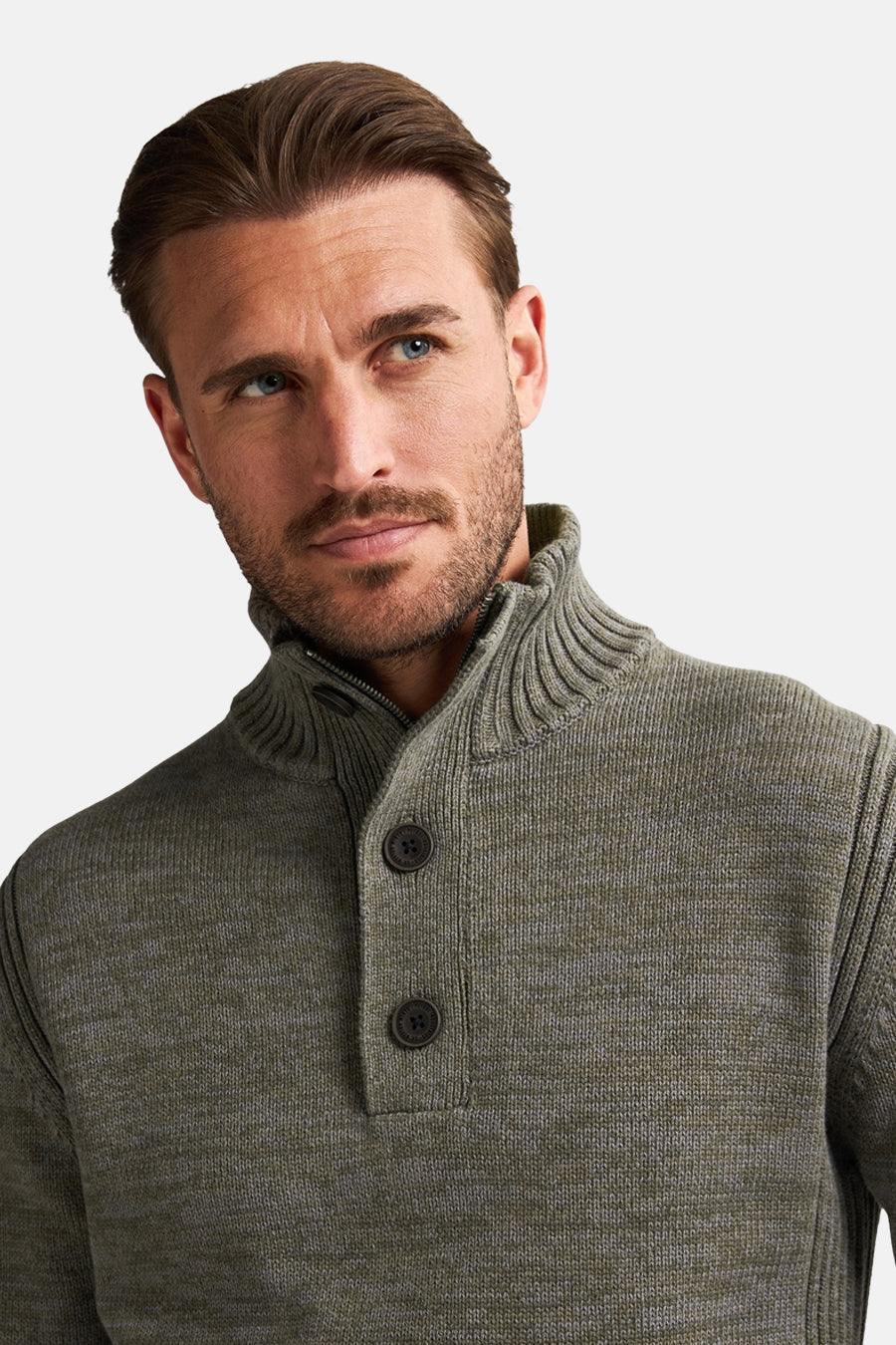 Pull à col rond - vert - Petrol Industries®