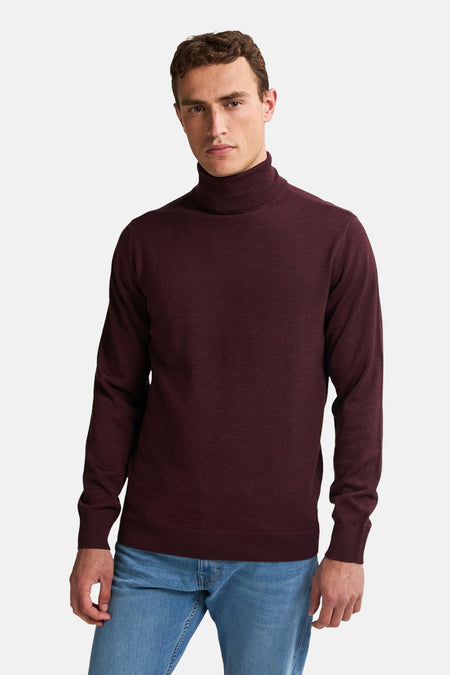 Pull col roulé Bordeaux - Petrol Industries®