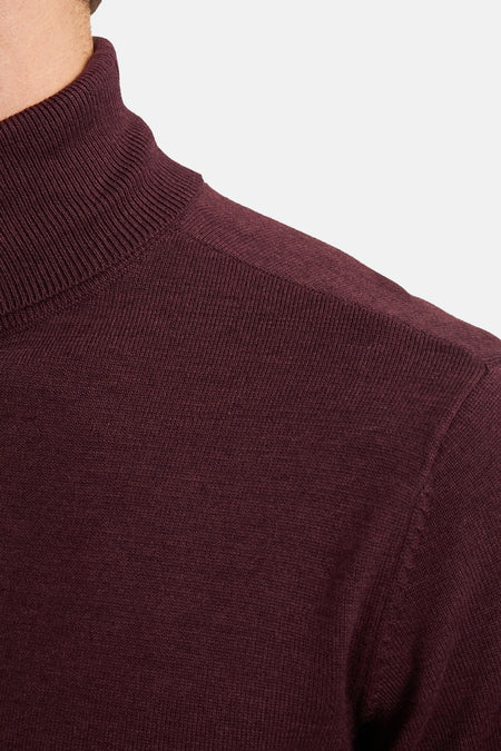 Pull col roulé Bordeaux - Petrol Industries®