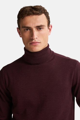 Pull à col roulé - bordeaux - Petrol Industries®