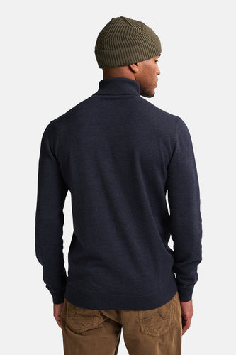 Pull à col roulé - bleu - Petrol Industries®