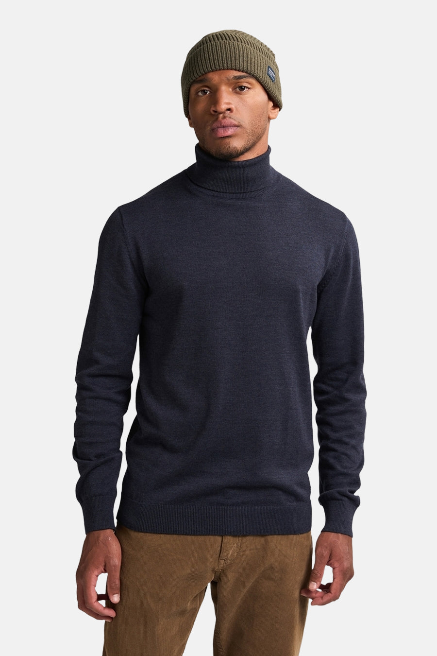 Pull à col roulé - bleu - Petrol Industries®