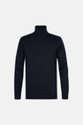 Pull met rolkraag - Navy Blue