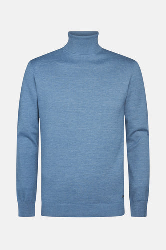 Pull à col roulé - bleu - Petrol Industries®