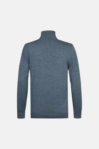 Pull col roulé bleu - Petrol Industries®