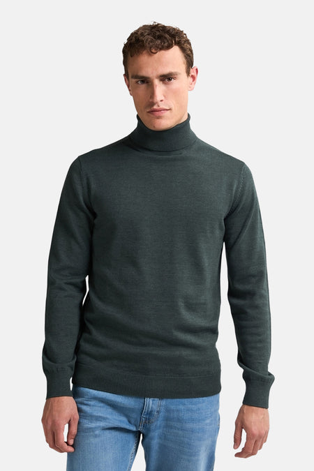 Pull col roulé Vert - Petrol Industries®