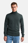 Pull à col roulé - vert