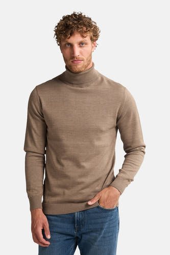 Pull col roulé beige - Petrol Industries®
