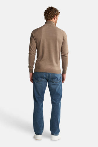 Pull col roulé beige - Petrol Industries®