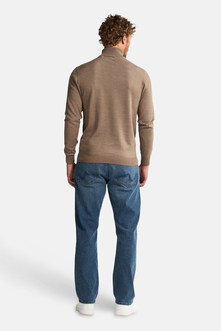 Pull col roulé beige - Petrol Industries®