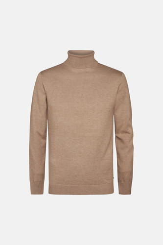 Pull col roulé beige - Petrol Industries®