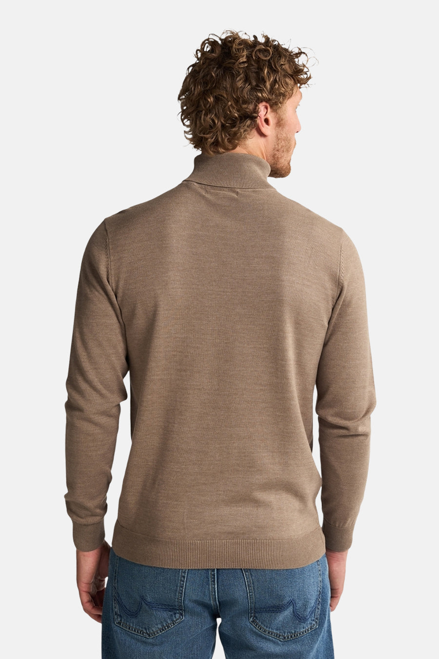 Pull col roulé beige - Petrol Industries®