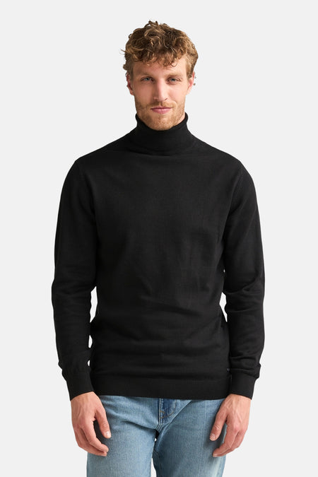 Pull à col roulant - noir