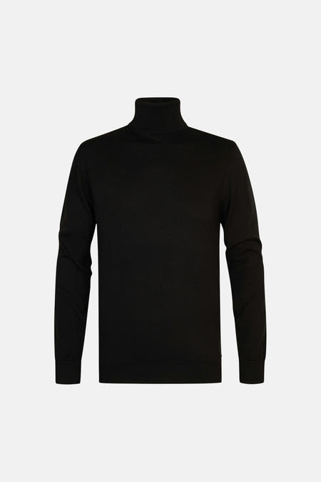 Pull à col roulant - noir