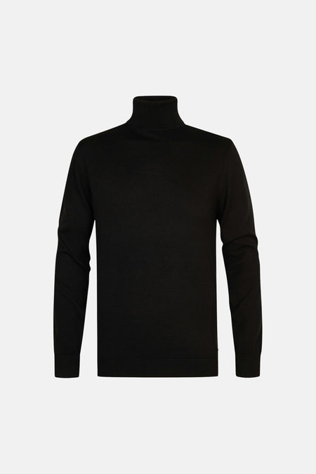 Pull col roulé noir - Petrol Industries®
