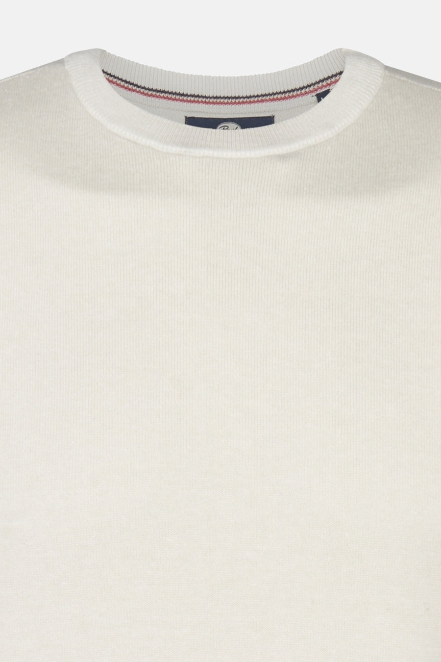 Pull met ronde hals - ecru