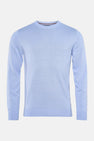 Pull met ronde hals - blauw
