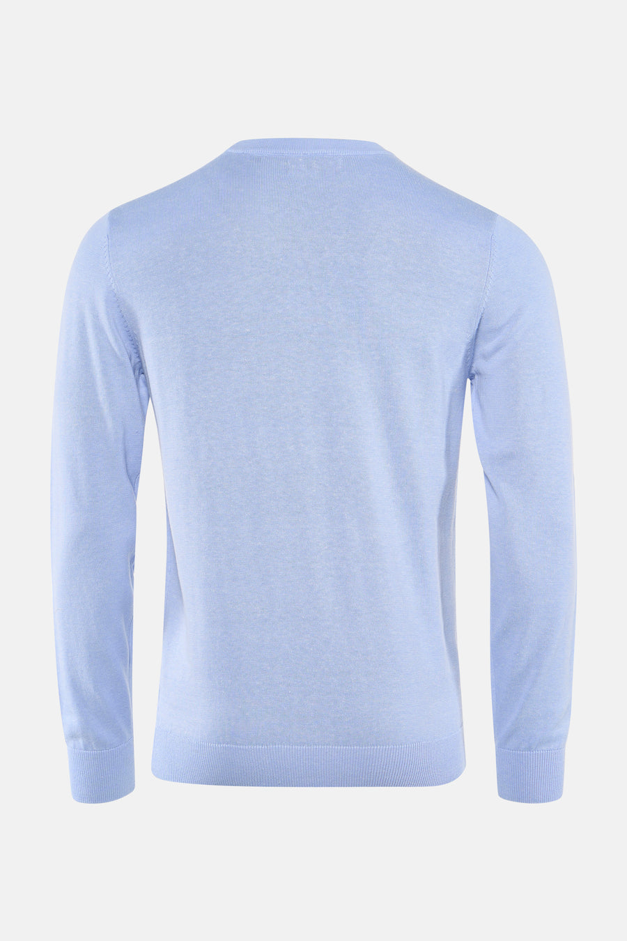 Pull met ronde hals - blauw