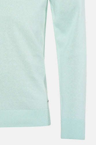 Pull met ronde hals - groen