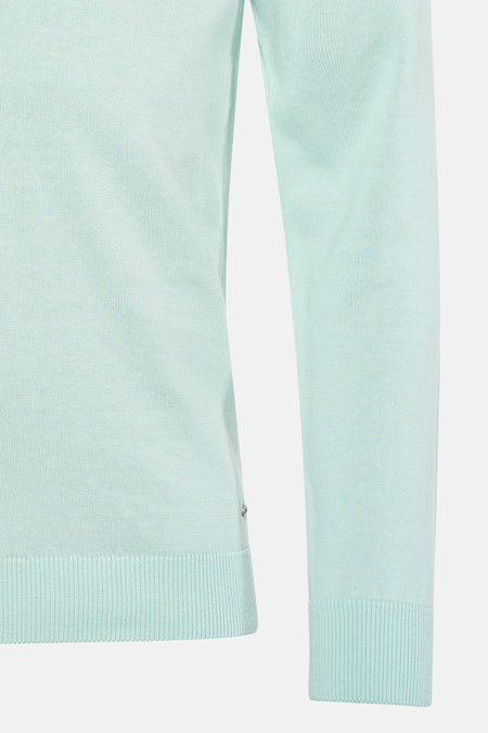 Pull met ronde hals - groen