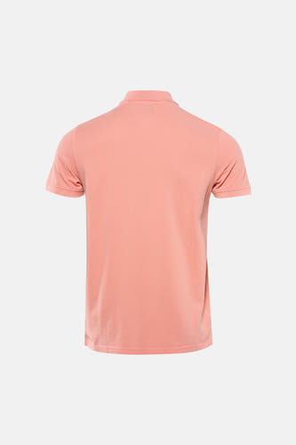 Roze polo met korte mouwen van Petrol Industries®, effen achterkant.