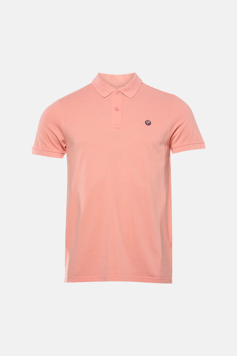 Polo à manches courtes - rose
