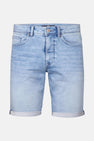 Short - Lichtblauw denim