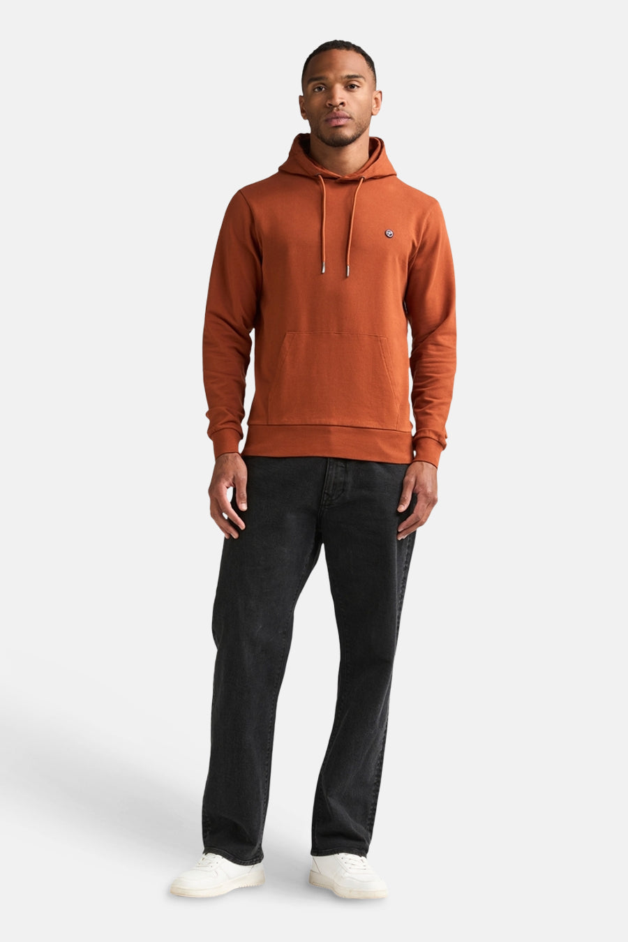 Sweater met kap - Copper Orange
