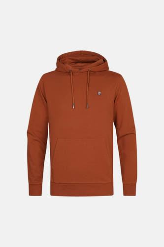 Sweater met kap bruin - Petrol Industries®