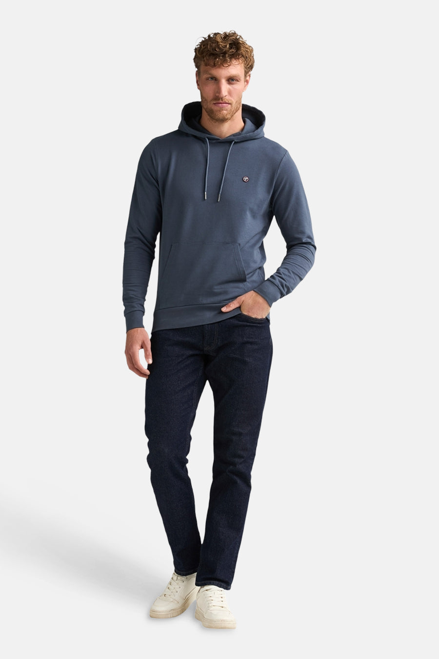 Sweater met kap - Storm Blue