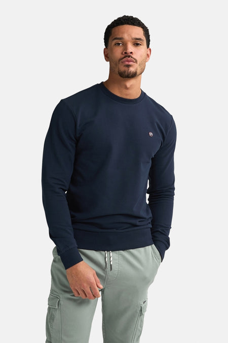 Sweater met ronde hals Blauw - Petrol Industries®